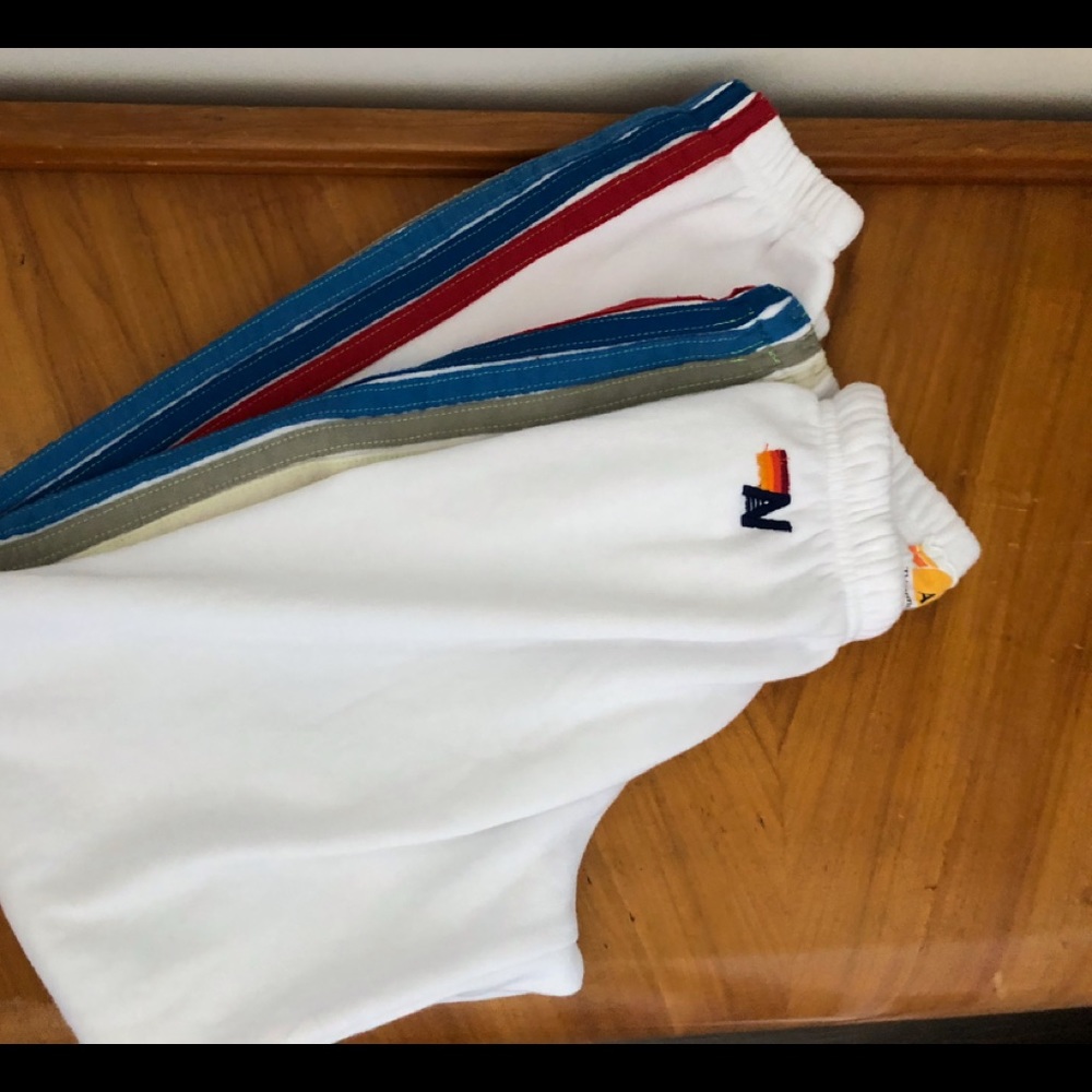 Aviator Nation 5-stripe sweatpants